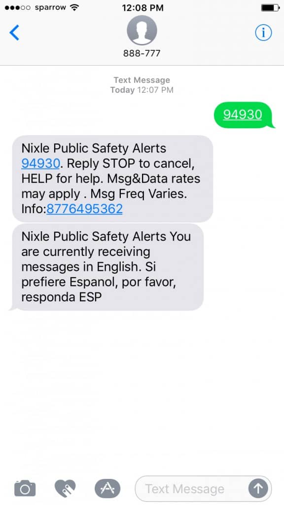 Nixle Public Service Alerts